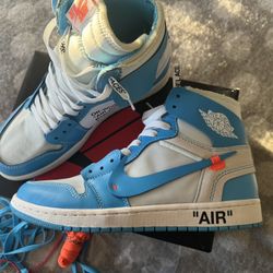 Off-White x Air Jordan 1 Retro High OG 'UNC'