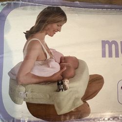 Twin Nursing Pillow - Like New, In Original Cover