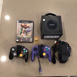 Nintendo GameCube Console With Metroid