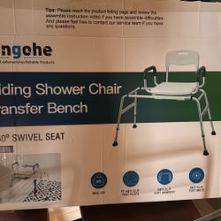 Shower Seat Swivel And Slides Side To Side