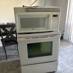 Microwave And Stove