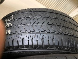 17” 2 used tires 265/65R17 Bridgestone