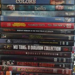 DVD Movies Peliculas. $3 Each