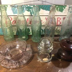 Miscellaneous Vintage Antique Glass