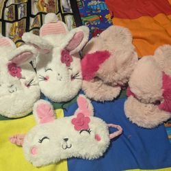 Slippers And Face Mask