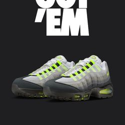 NIKE AIR MAX OG 95 NEON BIG BUBBLE