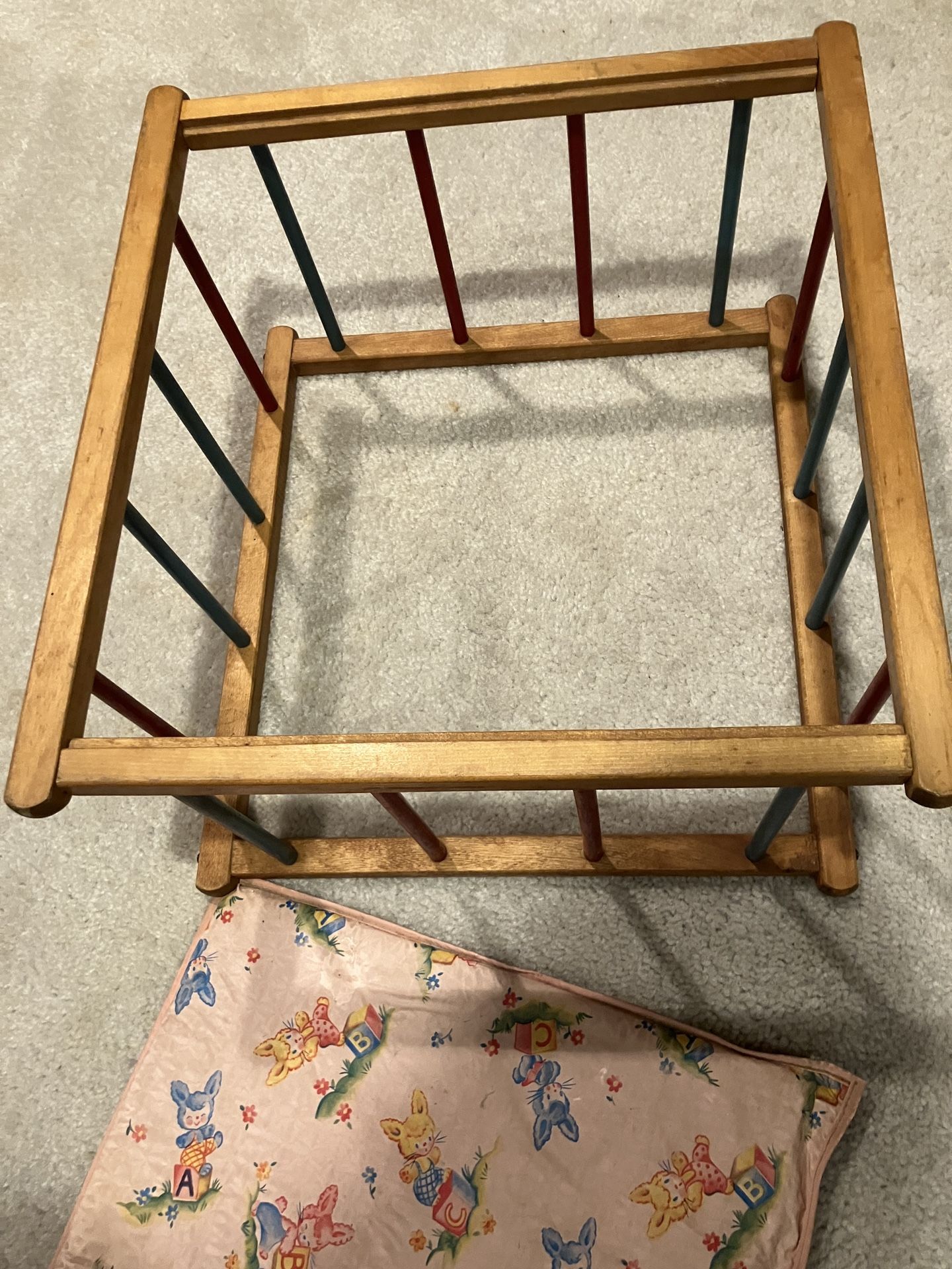 Vintage Doll Play Pen