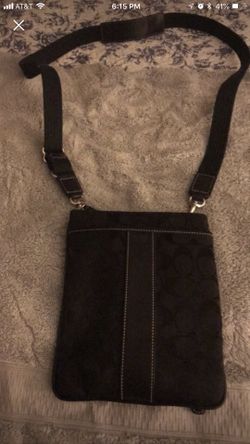 Black coach crossbody bag