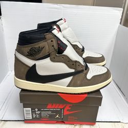 Nike Jordan 1 High Travis Scott Mocha Size 9 