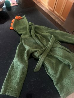 Size 6 dinosaur kids robe