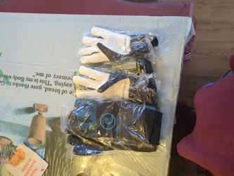 Goalie Gloves One Pack Is For Training And The Other Is For The Real Game