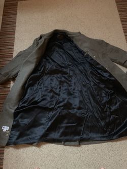 Wool Blend Long Coat - Hardly Worn. Good Condition.