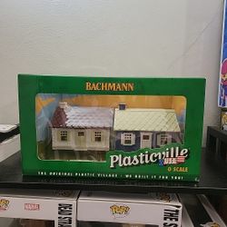 Bachmann #45313 "O" Scale Plasticville Cape Cod Houses 2 PK NIB 