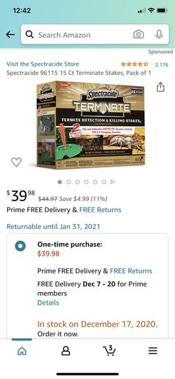 TERMINATE STAKES SPRECTRACIDE
