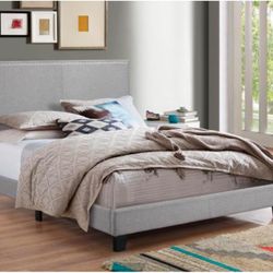 Queen Size Bed Frame With Mattress 