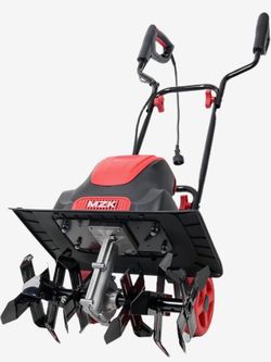 Powerful MZK's 13.5-Amp 16-Inch Electric Tiller With 8-inch cutting depth