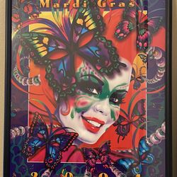 Mardi Gras Poster 2004 Andrea Mistretta