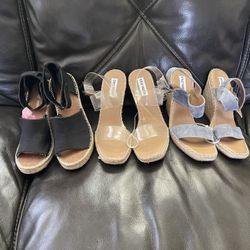 Steve Madden and Toms Wedges Shoes