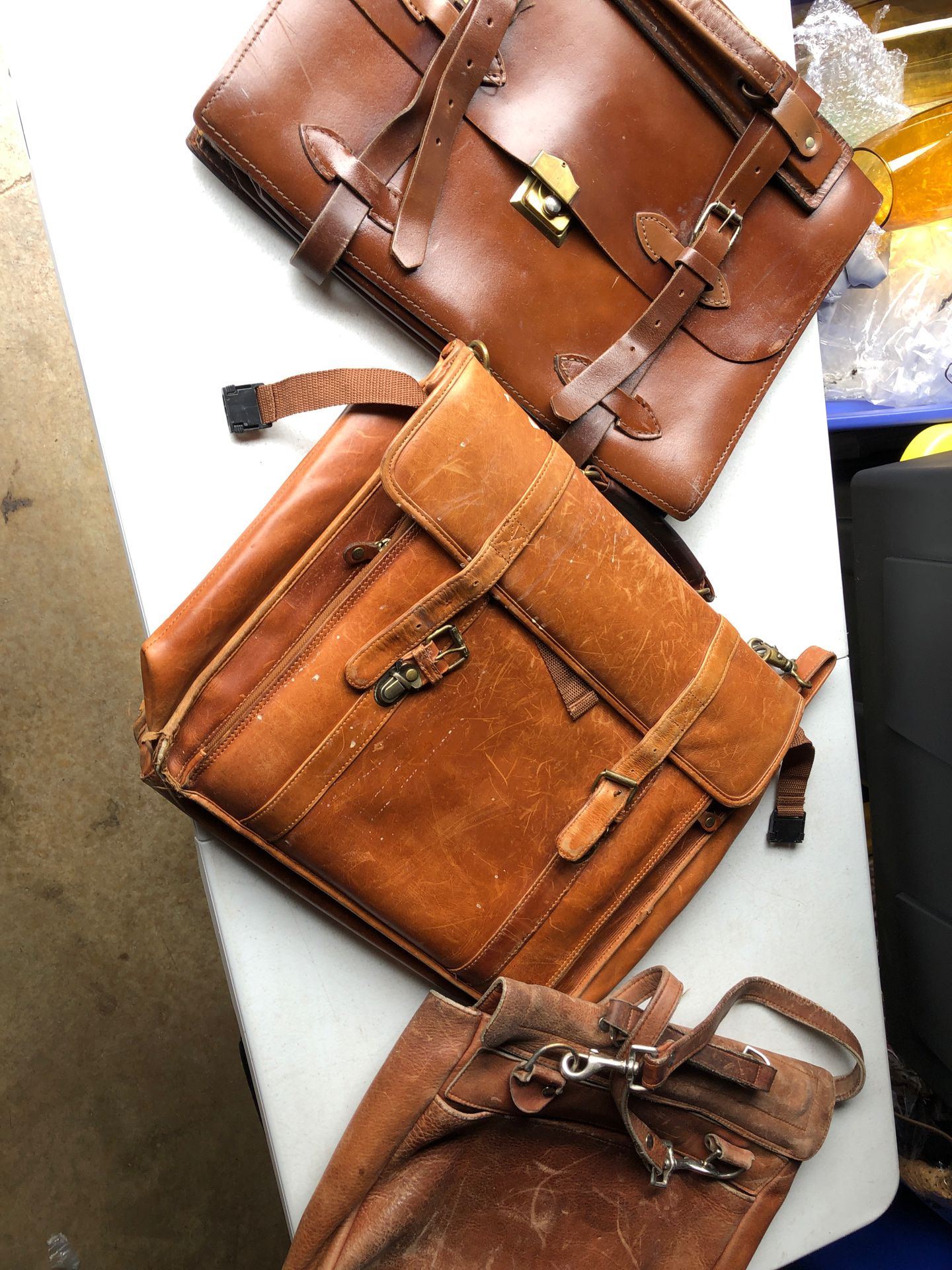 Leather Large Satchel Bags (3)