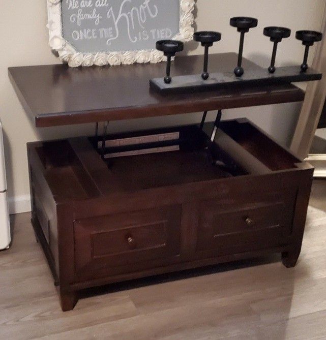 Versatile Lift-Top Coffee Table w/ Storage