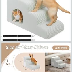 Brand New 5-Step Steps For Pets Up To 80Lbs. (27.5”H)