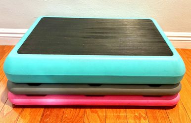 Vintage JANE FONDA Fitness Quest 3 Tier Step Aerobics Platform, Full Size Risers