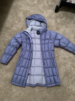 Girls North face Long Parka