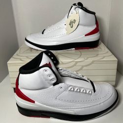 Nike Air Jordan 2 Retro OG Chicago Red Black 2022 DX2454-106 Men's Size 11 New With Box 