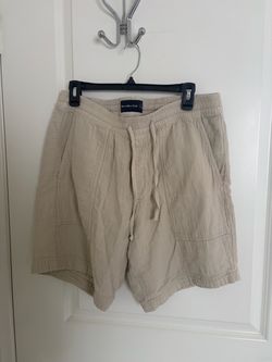 Men's Abercrombie & Fitch Linen Blend Pull-On Short , Large