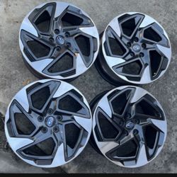 4 - 18x7 5x100 5x3.94 Stock Enkei Subaru Forester Crosstrek Wrx Prius Wheels Rims !!!
