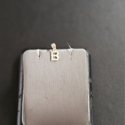 14k Gold Cz Pendant 
