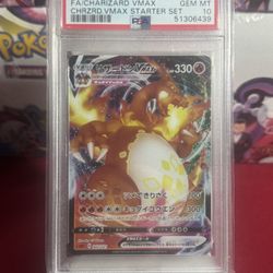Pokemon Charzard Vmax Starter Set Jpn Psa 10