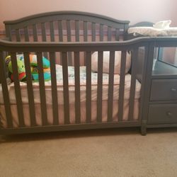 Crib  With Mattress 