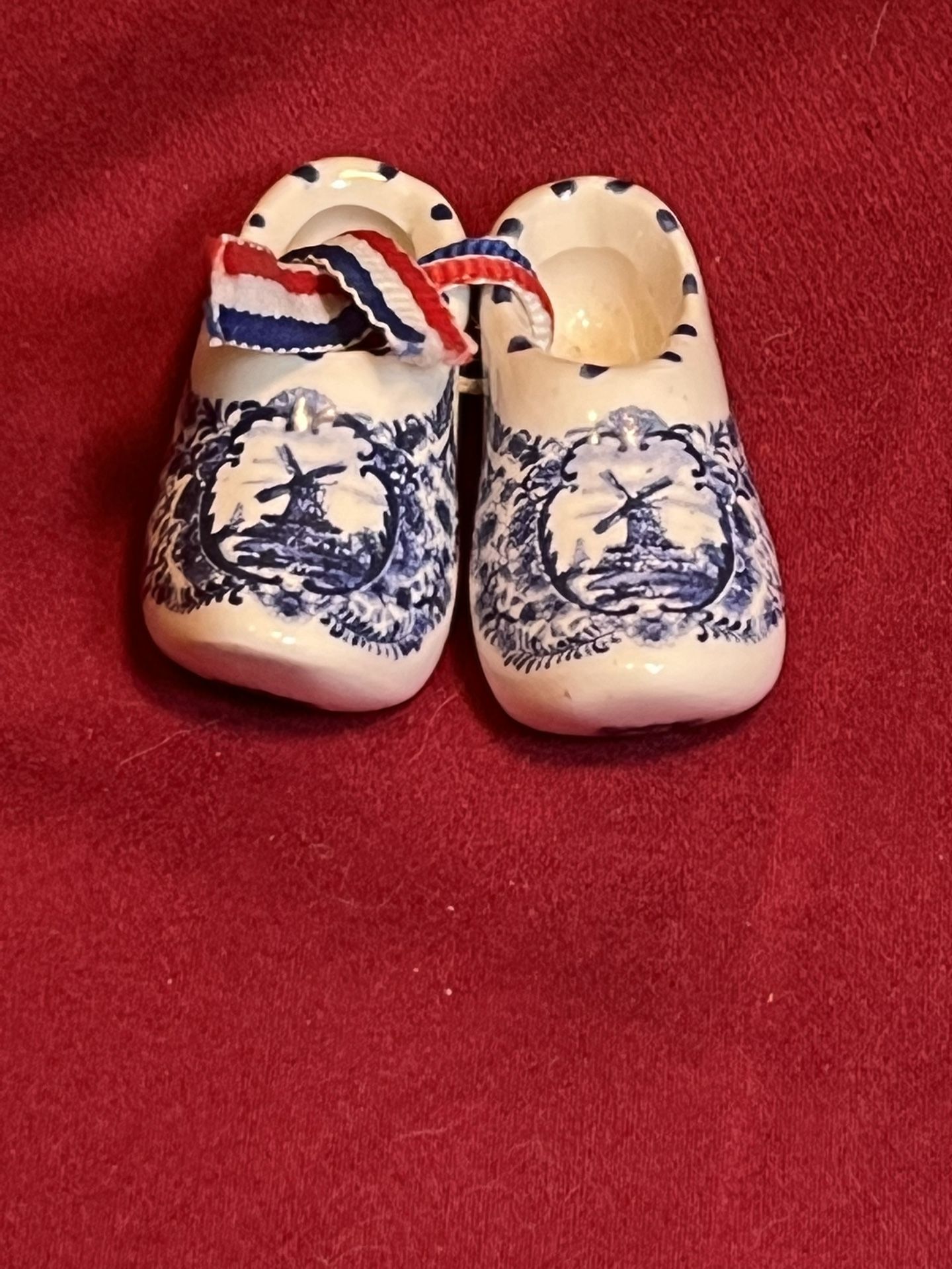 Delft Blue Mini Dutch Shoes Clogs