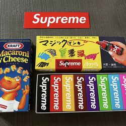 Supreme Magic Ink Markers (Set of 8) & Box of Mac and Cheese for Sale in  Las Vegas, NV - OfferUp