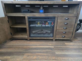 TV Stand w/ Fireplace Insert