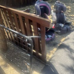 Free- Toddler Bed, 2 Used Car Seats, Crib 