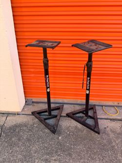 On-Stage SMS6000-P Studio Monitor Stands (Pair) - Height Adjustable
