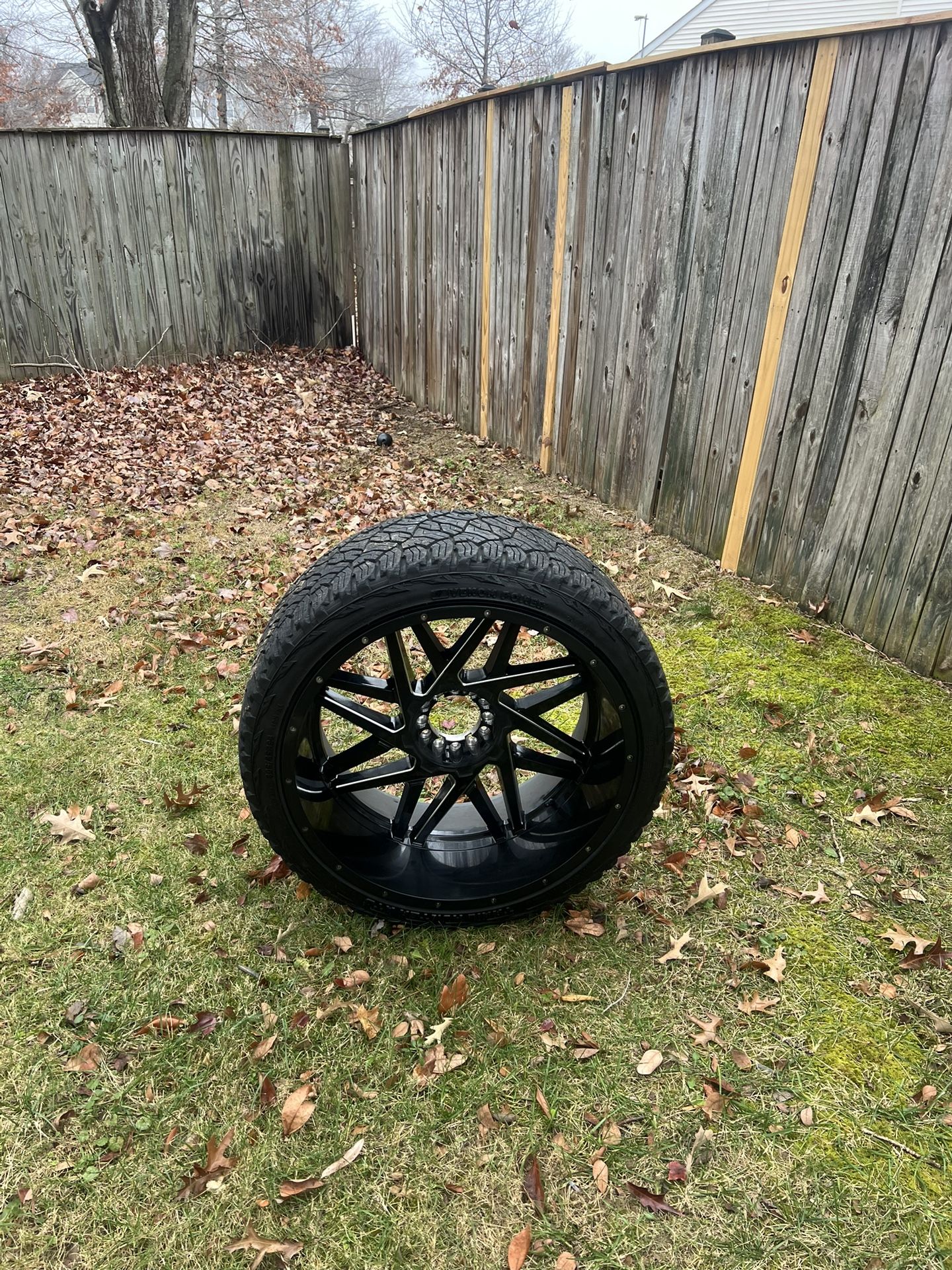 24/12 Rims Tires /2 Elevate Fits Chevy Any Other Bolt Pattern