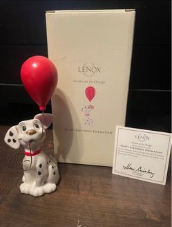 Lenox Disney 101 Dalmatians "Happy Birthday Dalmatian" Figurine - NIB with COA