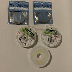 Bead Stringing Wire Silver Memory Wire