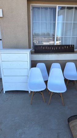 Dresser and chairs