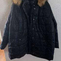 Hooded winter jacket size extra large