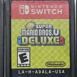 Super Mario Bros . U Deluxe Nintendo Switch