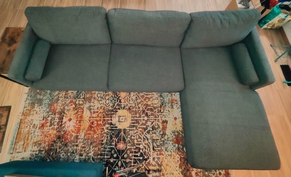 Carson Carrington Rubberwood Sectional Sofa (Modway)