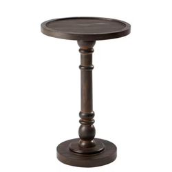Pedestal End Table