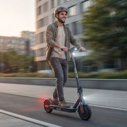 Hiboy MAX Pro Electric Scooter - 500W Brushless Motor (650W Peak), 48V 15Ah Battery, 22 MPH Top Speed, 46.6-Mile Range, 11-Inch Pneumatic Tires, Folda