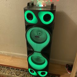 Bocina Bluetooth Karaoke Recargable Micrófono Inalámbrico 