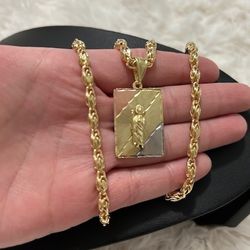 San Judas With Turkish Chain