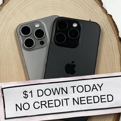 Apple IPhone 15 Pro -PAYMENTS AVAILABLE-$1 Down Today 